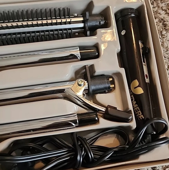 Windmere 4 Way Curls Vintage Curling Iron Set 4 in 1 Attachments main image 5